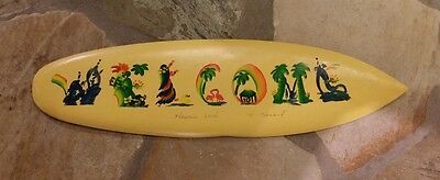 Personalized Hawaii Design Name Art on hand carved Wood 