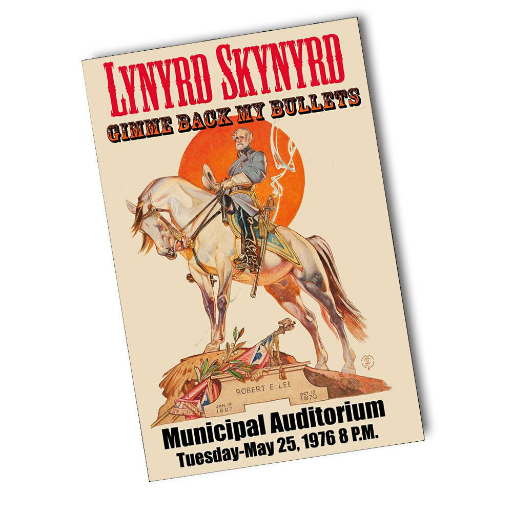 Lynyrd Skynyrd Municipal Auditorium May 25th 1976 11x17 Reproduction Poster