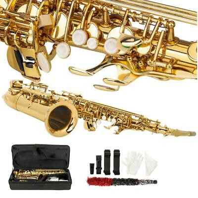 Professional Saxophone Sax Eb Be Alto E Flat Brass With Case+care Kit