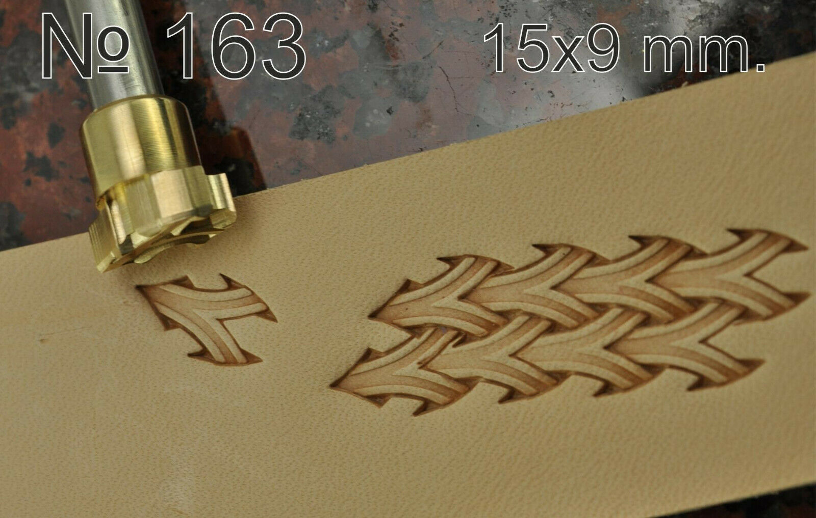 Leather Stamp Tool For Leather Craft Diy Brass Stamp #163