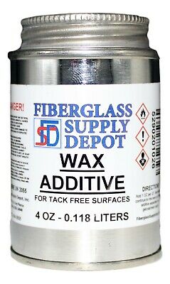 Wax Additive - 4 oz Surfacing Agent for use with Gelcoat and Polyester resins