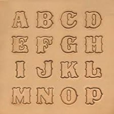 Craftool Standard Alphabet Stamp Set 8131-00 By Tandy Leather
