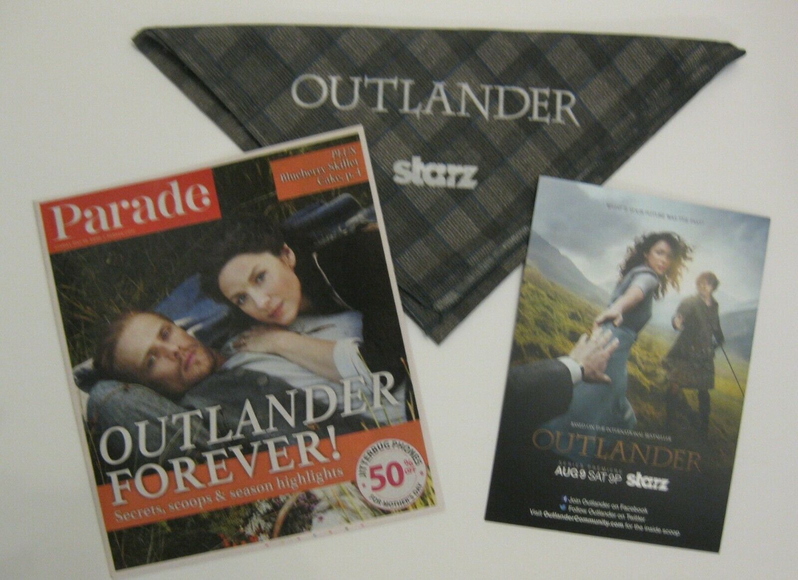 Starz Outlander Promotional  Promo Package + Mag