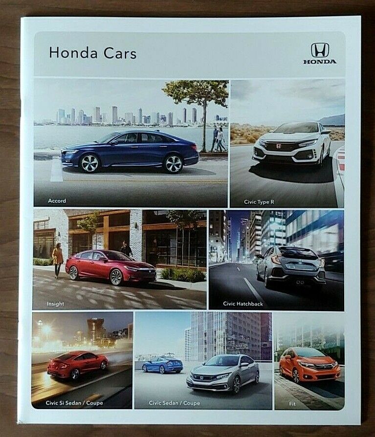 2019 Honda Cars Brochure Catalog 2nd Edition Us Civic Type R Accord Insight Fit