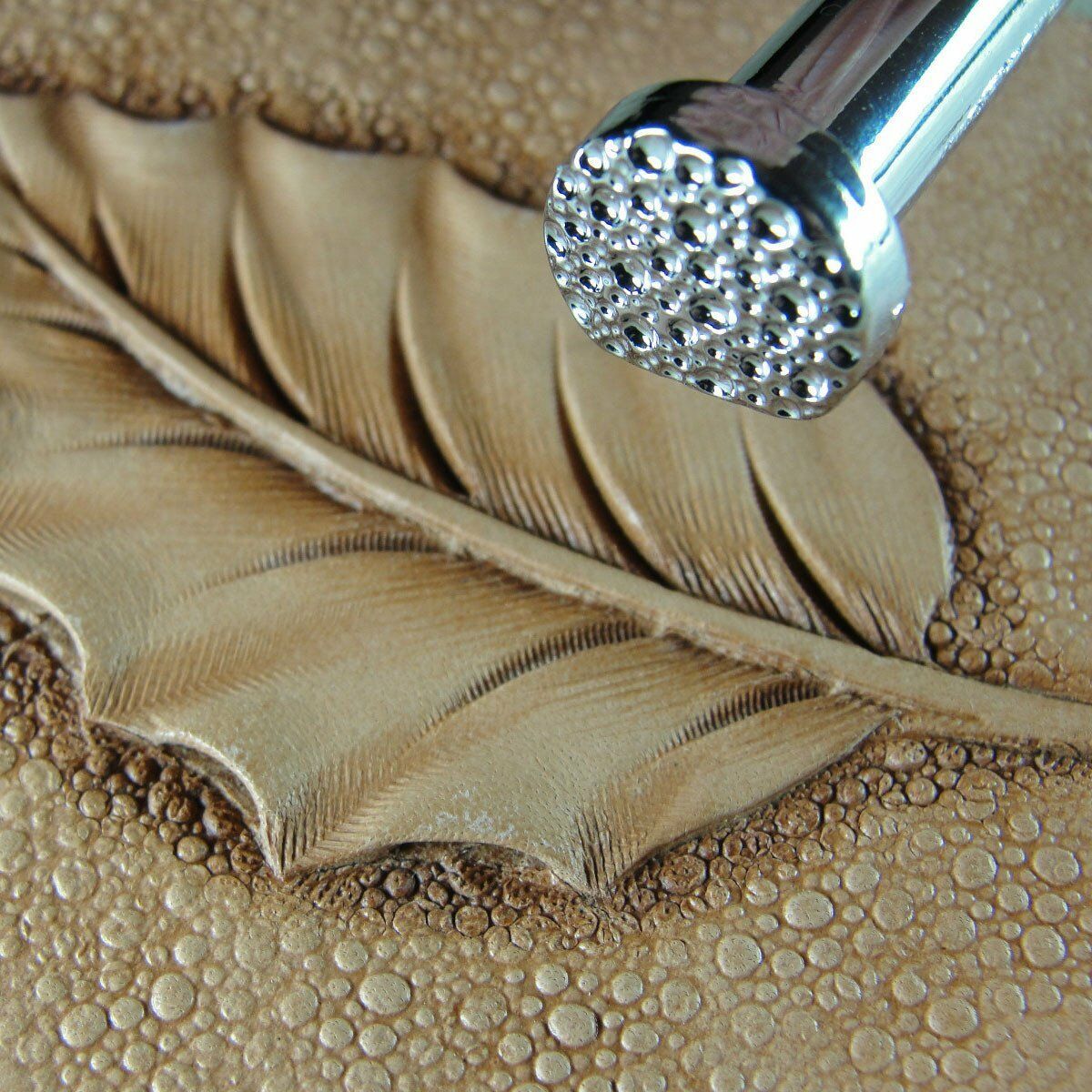 Pro Crafters Series - Large Pebble Matting Texture Stamp (leather Stamping Tool)